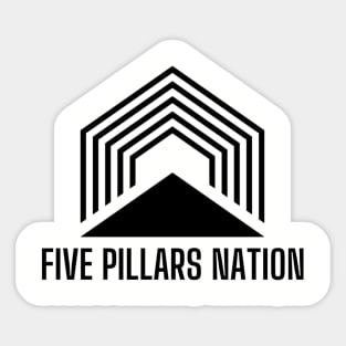 BIG - Five Pillars Nation Sticker